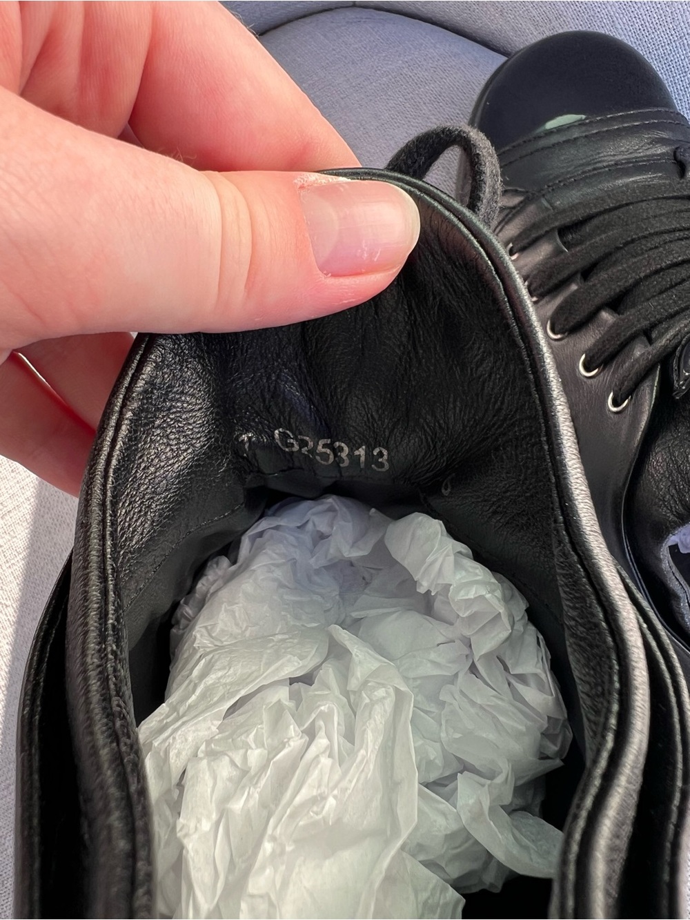 Chanel Lambskin Patent Cap Toe CC Sneakers - Picture 11 of 11
